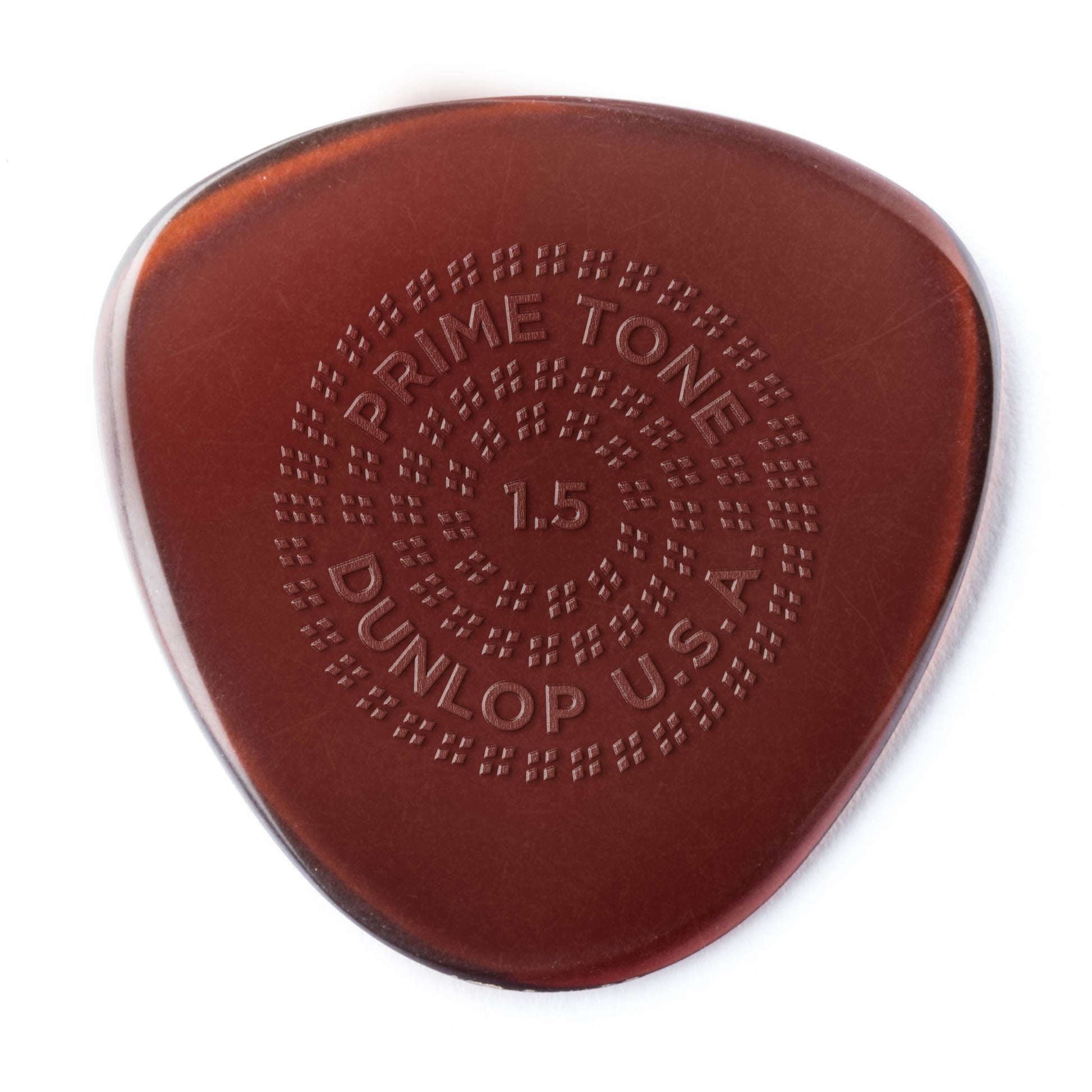 Jim Dunlop DUNLOP PRIMETONE 1.5mm SEMI ROUND GRIP PICK GUITAR PICK PLAYER'S PACK 03-PACK - 514P150