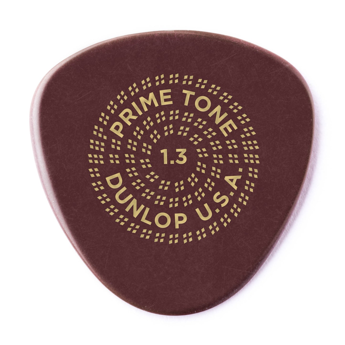 Jim Dunlop DUNLOP PRIMETONE 1.3mm SEMI ROUND SMOOTH GRIP PICK GUITAR PICK PLAYER'S PACK 03-PACK - 515P130