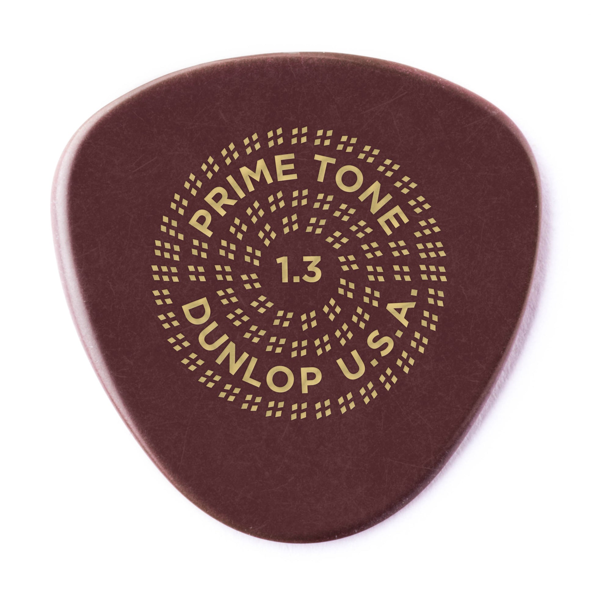 Jim Dunlop DUNLOP PRIMETONE 1.3mm SEMI ROUND SMOOTH GRIP PICK GUITAR PICK PLAYER'S PACK 03-PACK - 515P130