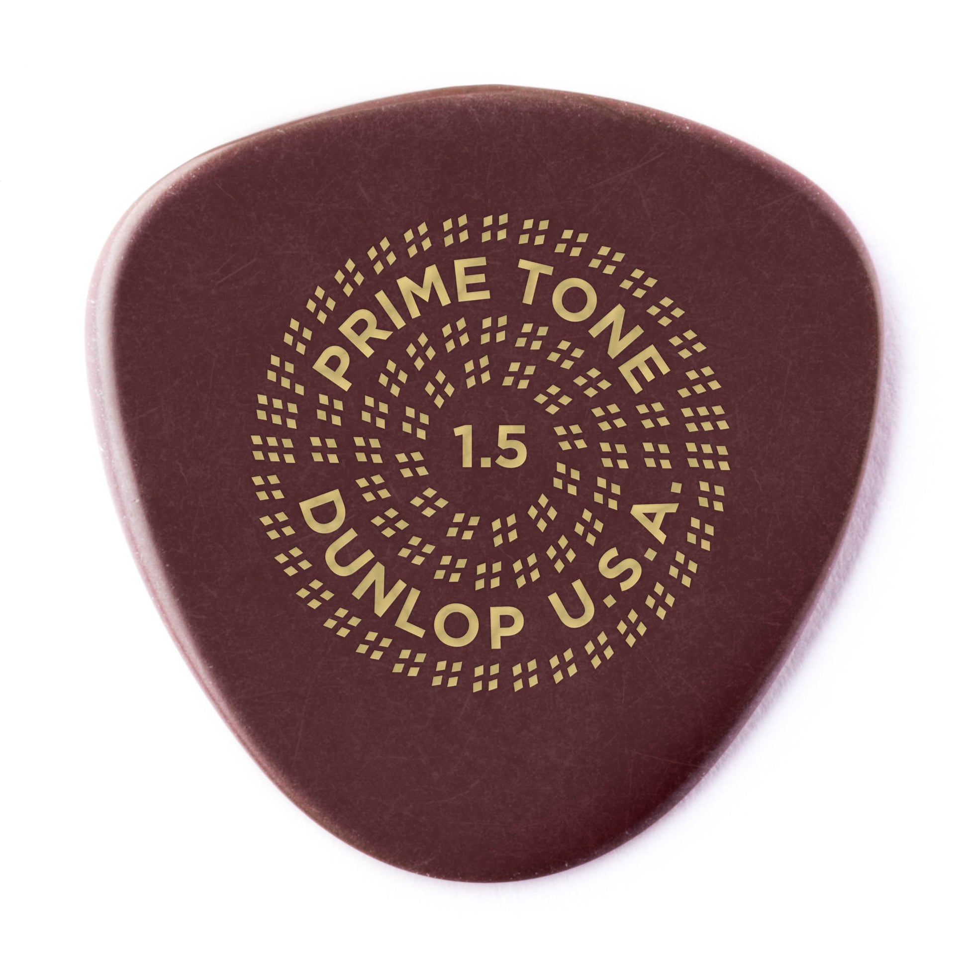 Jim Dunlop DUNLOP PRIMETONE 1.5mm SEMI ROUND SMOOTH GRIP PICK GUITAR PICK PLAYER'S PACK 03-PACK - 515P150