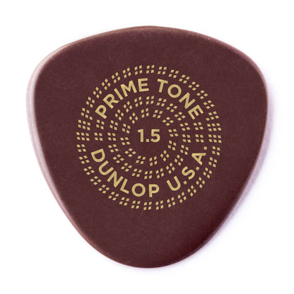 Jim Dunlop DUNLOP PRIMETONE 1.5mm SEMI ROUND SMOOTH GRIP PICK GUITAR PICK PLAYER'S PACK 03-PACK - 515P150