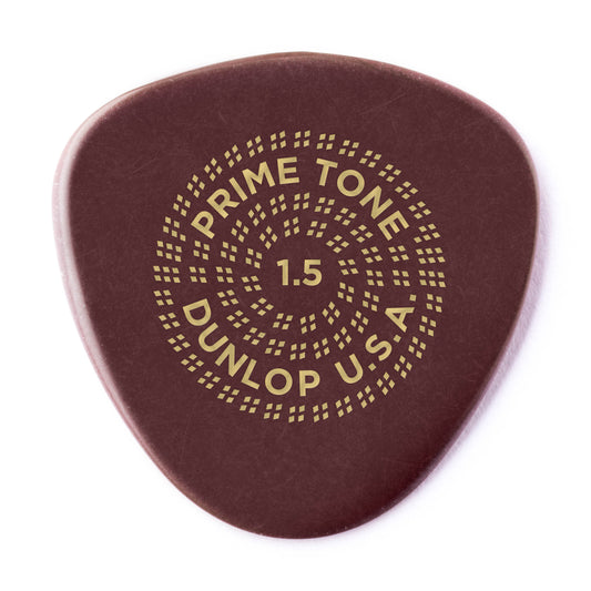 Jim Dunlop DUNLOP PRIMETONE 1.5mm SEMI ROUND SMOOTH GRIP PICK GUITAR PICK PLAYER'S PACK 03-PACK - 515P150