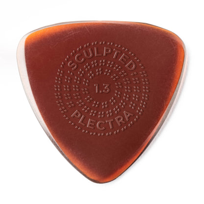 Jim Dunlop DUNLOP PRIMETONE 1.3mm SMALL TRIANGLE GRIP PICK GUITAR PICK PLAYER'S PACK 03-PACK - 516P130