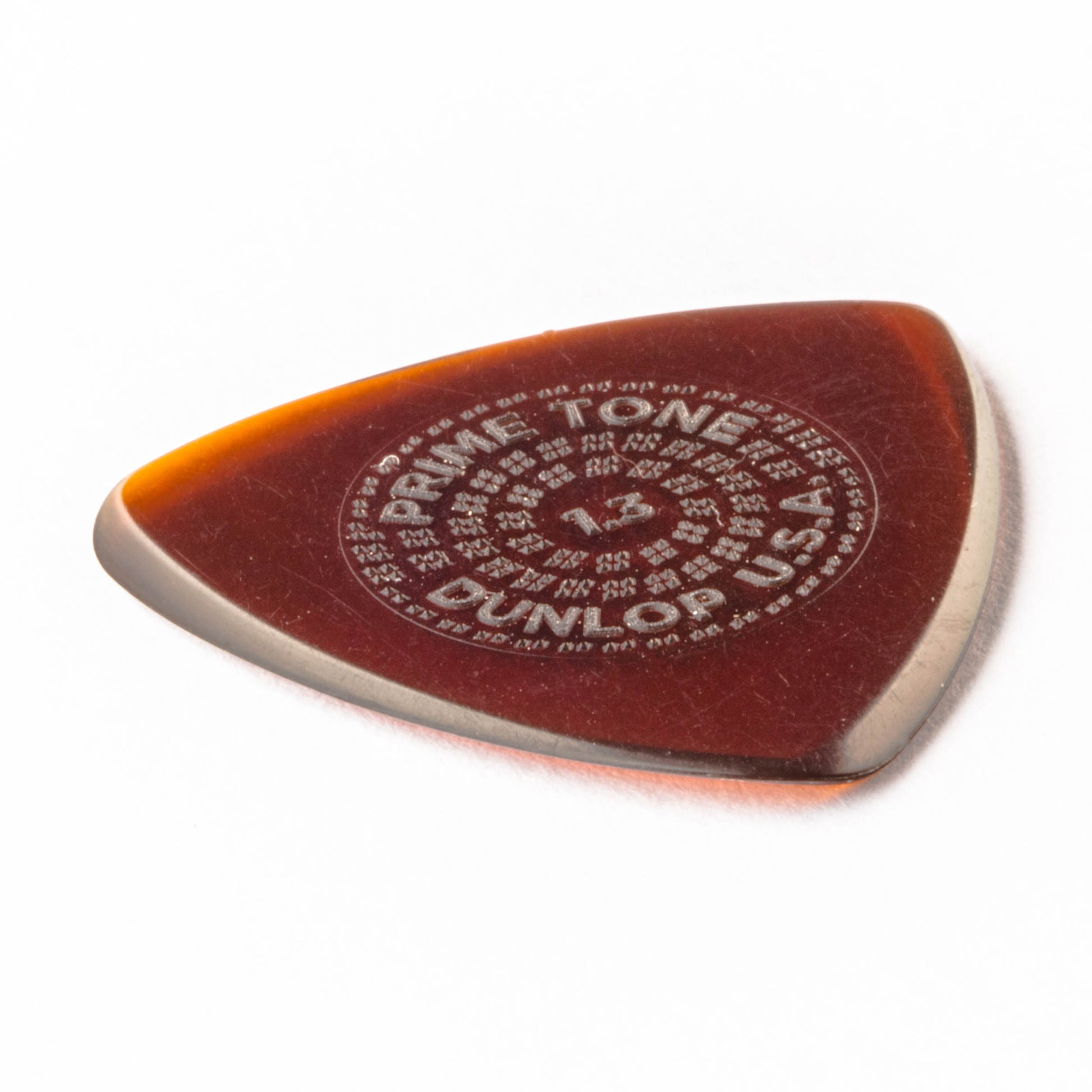 Jim Dunlop DUNLOP PRIMETONE 1.3mm SMALL TRIANGLE GRIP PICK GUITAR PICK PLAYER'S PACK 03-PACK - 516P130