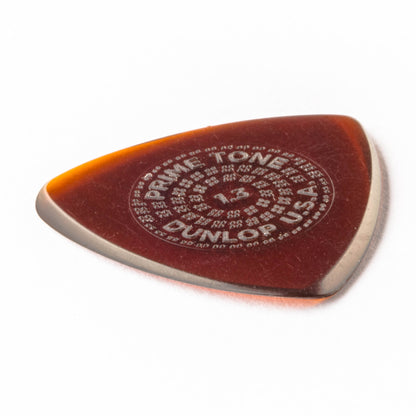 Jim Dunlop DUNLOP PRIMETONE 1.3mm SMALL TRIANGLE GRIP PICK GUITAR PICK PLAYER'S PACK 03-PACK - 516P130
