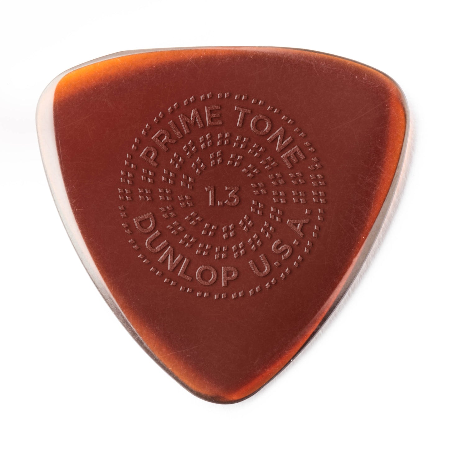 Jim Dunlop DUNLOP PRIMETONE 1.3mm SMALL TRIANGLE GRIP PICK GUITAR PICK PLAYER'S PACK 03-PACK - 516P130
