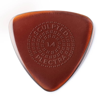 Jim Dunlop DUNLOP PRIMETONE 1.4mm SMALL TRIANGLE GRIP PICK GUITAR PICK PLAYER'S PACK 03-PACK - 516P140