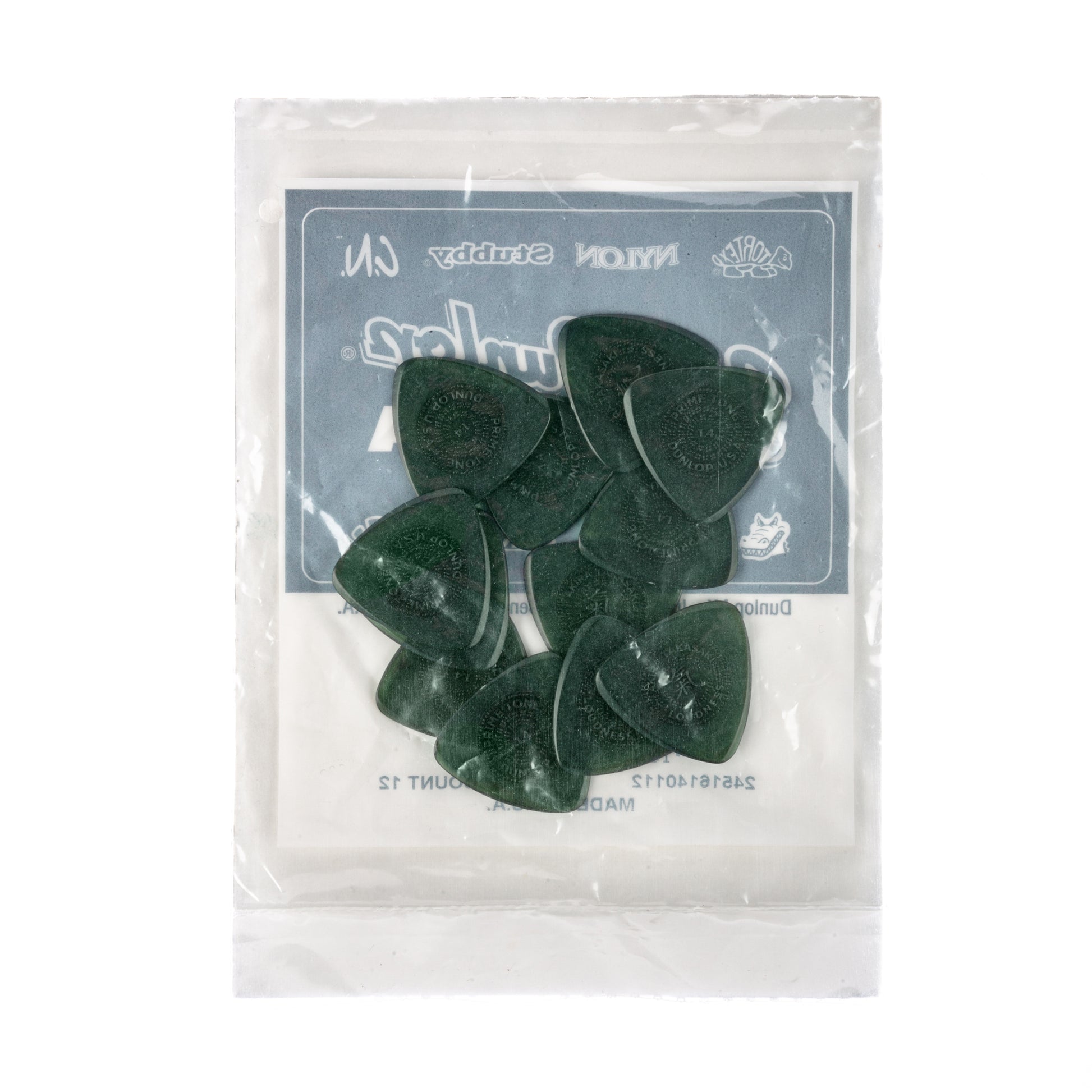Jim Dunlop DUNLOP AKIRA TAKASAKI CUSTOM PRIMETONE 1.4mm SMALL TRI PICK GUITAR PICK REFILL BAG 12-Pack - 516RAKT