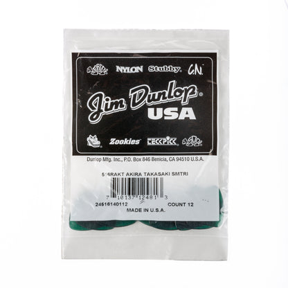 Jim Dunlop DUNLOP AKIRA TAKASAKI CUSTOM PRIMETONE 1.4mm SMALL TRI PICK GUITAR PICK REFILL BAG 12-Pack - 516RAKT