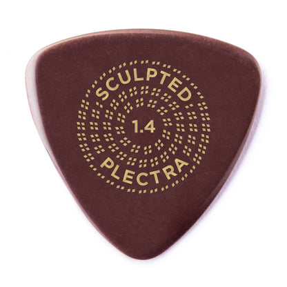 Jim Dunlop DUNLOP PRIMETONE 1.4mm SMALL TRIANGLE SMOOTH PICK GUITAR PICK PLAYER'S PACK 03-PACK - 517P140