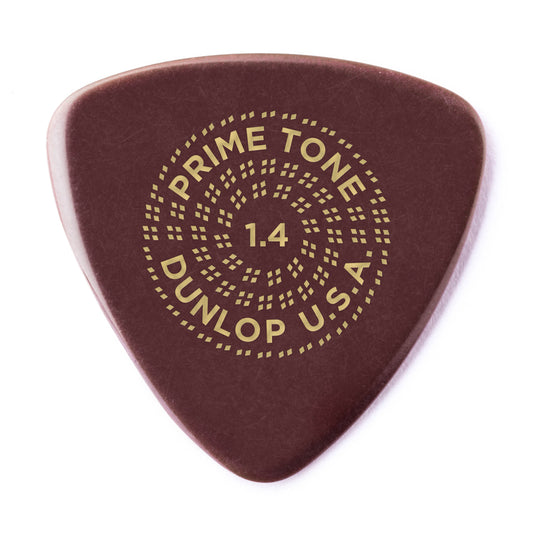 Jim Dunlop DUNLOP PRIMETONE 1.4mm SMALL TRIANGLE SMOOTH PICK GUITAR PICK PLAYER'S PACK 03-PACK - 517P140