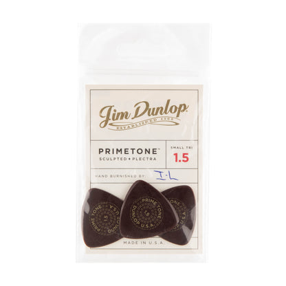 Jim Dunlop DUNLOP PRIMETONE 1.5mm SMALL TRIANGLE SMOOTH PICK GUITAR PICK PLAYER'S PACK 03-PACK - 517P150