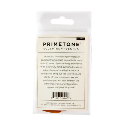 Jim Dunlop DUNLOP PRIMETONE .73mm JAZZ III XL GRIP PICK GUITAR PICK PLAYER'S PACK 03-PACK - 520P073
