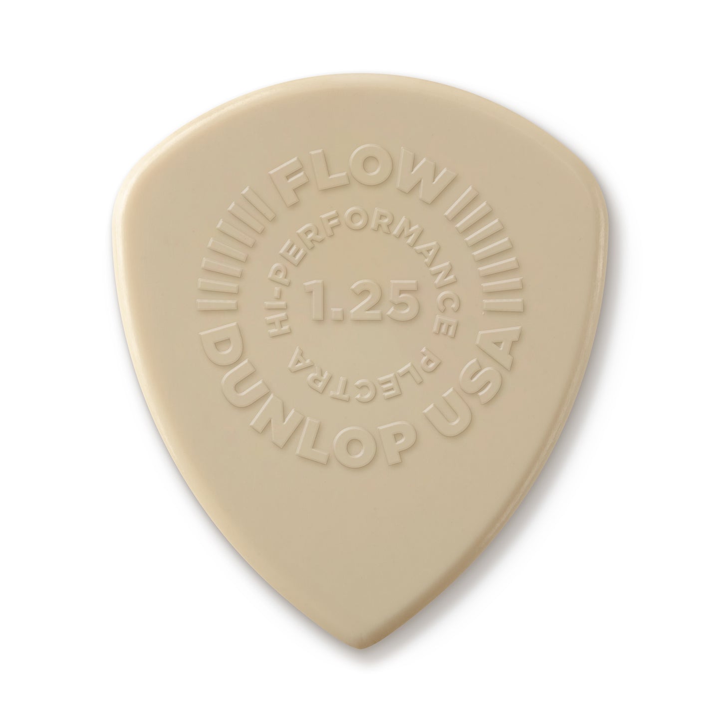 Jim Dunlop DUNLOP FLOW 1.25mm NYLON GUITAR PICK PLAYER'S PACK 12-PACK - 541P125