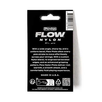 Jim Dunlop DUNLOP FLOW 1.0mm NYLON GUITAR PICK PLAYER'S PACK 12-PACK - 541P100