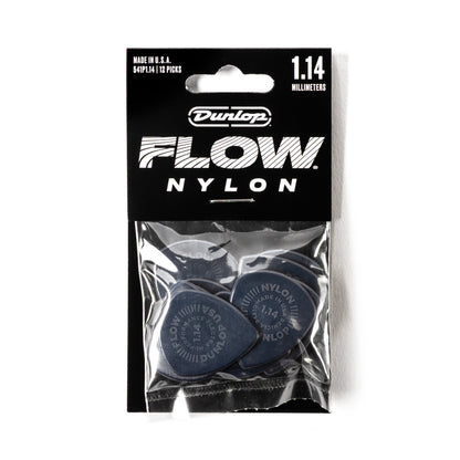 Jim Dunlop DUNLOP FLOW 1.14mm NYLON GUITAR PICK PLAYER'S PACK 12-PACK - 541P114