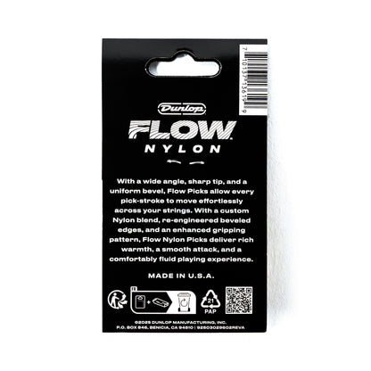Jim Dunlop DUNLOP FLOW 1.25mm NYLON GUITAR PICK PLAYER'S PACK 12-PACK - 541P125