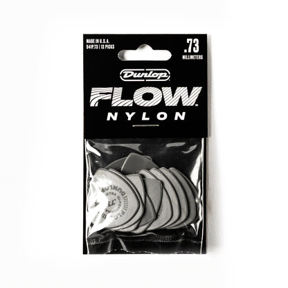 Jim Dunlop DUNLOP FLOW .73mm NYLON GUITAR PICK PLAYER'S PACK 12-PACK - 541P073