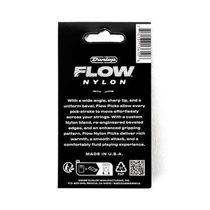 Jim Dunlop DUNLOP FLOW .88mm NYLON GUITAR PICK PLAYER'S PACK 12-PACK - 541P088