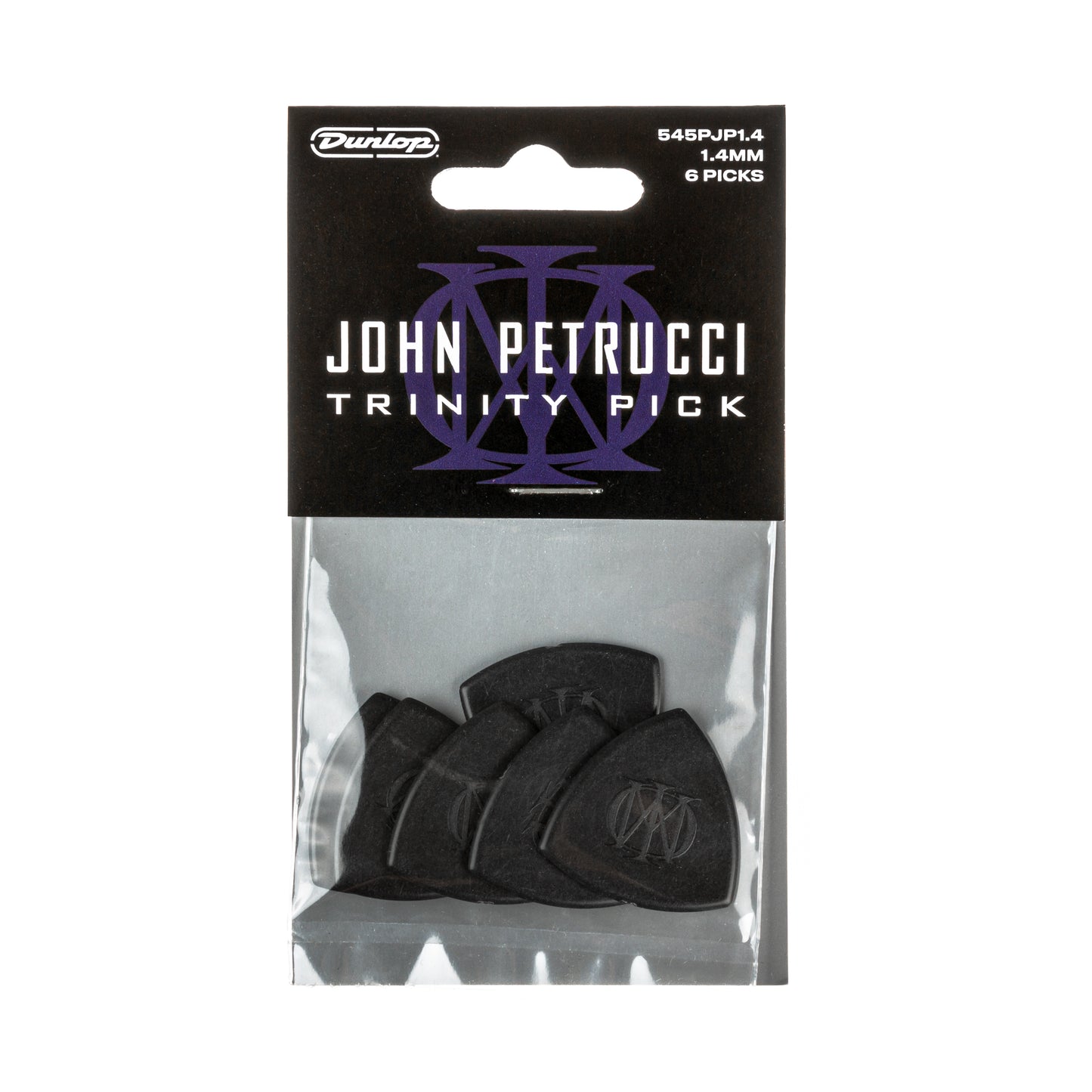Jim Dunlop DUNLOP JOHN PETRUCCI TRINITY 1.4mm GUITAR PICK PLAYER'S PACK 06-PACK - 545PJP140