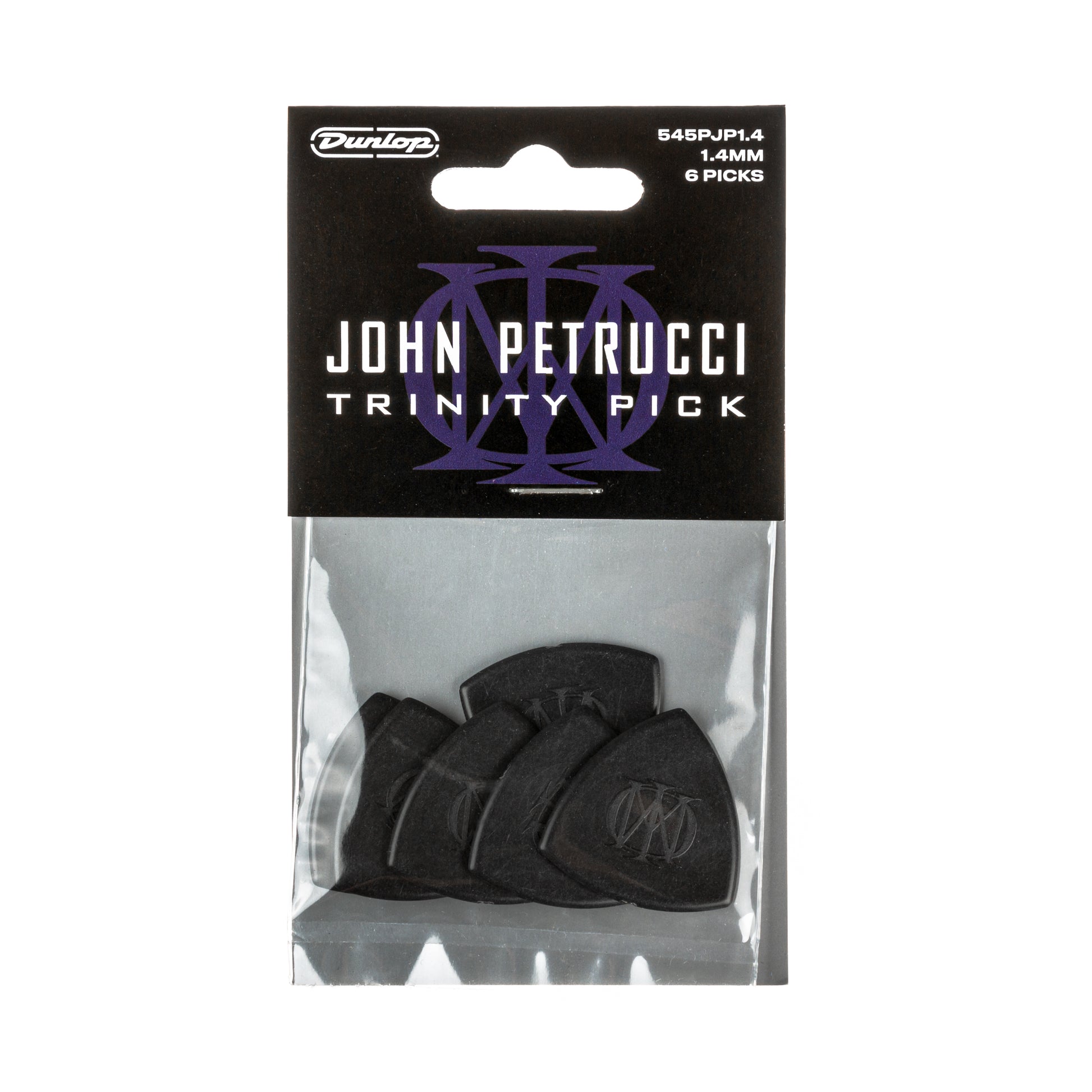 Jim Dunlop DUNLOP JOHN PETRUCCI TRINITY 1.4mm GUITAR PICK PLAYER'S PACK 06-PACK - 545PJP140