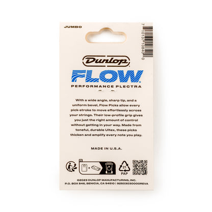 Jim Dunlop DUNLOP FLOW 2.0mm JUMBO GRIP GUITAR PICK PLAYER'S PACK 03-PACK - 547P200