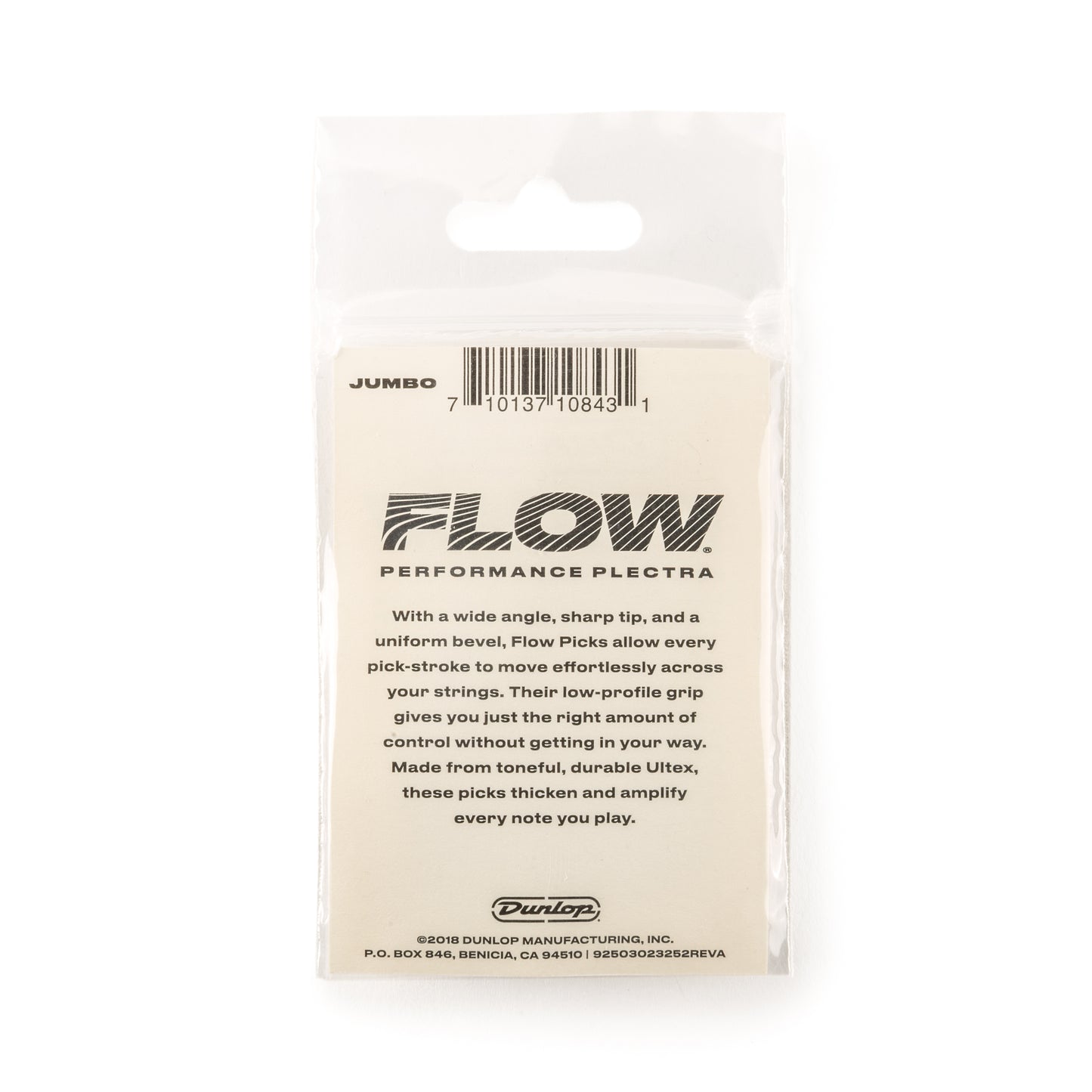 Jim Dunlop DUNLOP FLOW 2.5mm JUMBO GRIP GUITAR PICK PLAYER'S PACK 03-PACK - 547P250