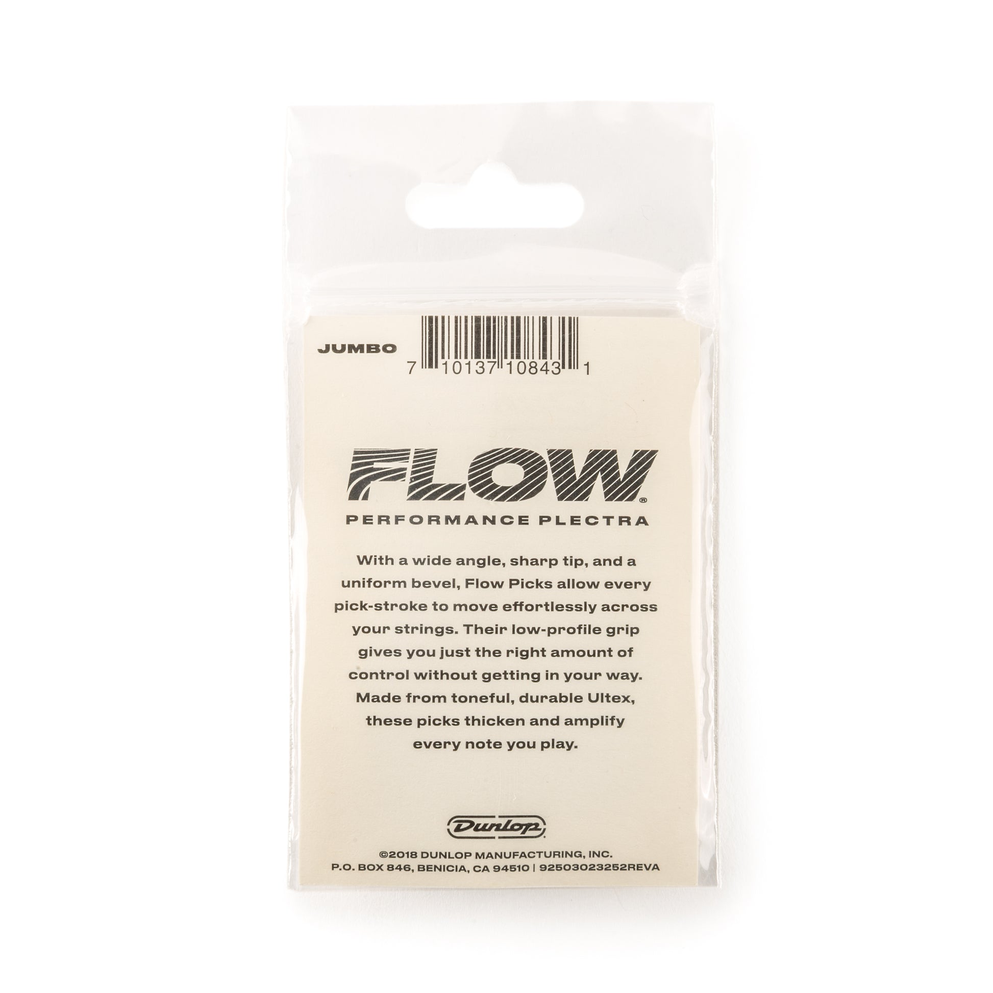 Jim Dunlop DUNLOP FLOW 2.5mm JUMBO GRIP GUITAR PICK PLAYER'S PACK 03-PACK - 547P250