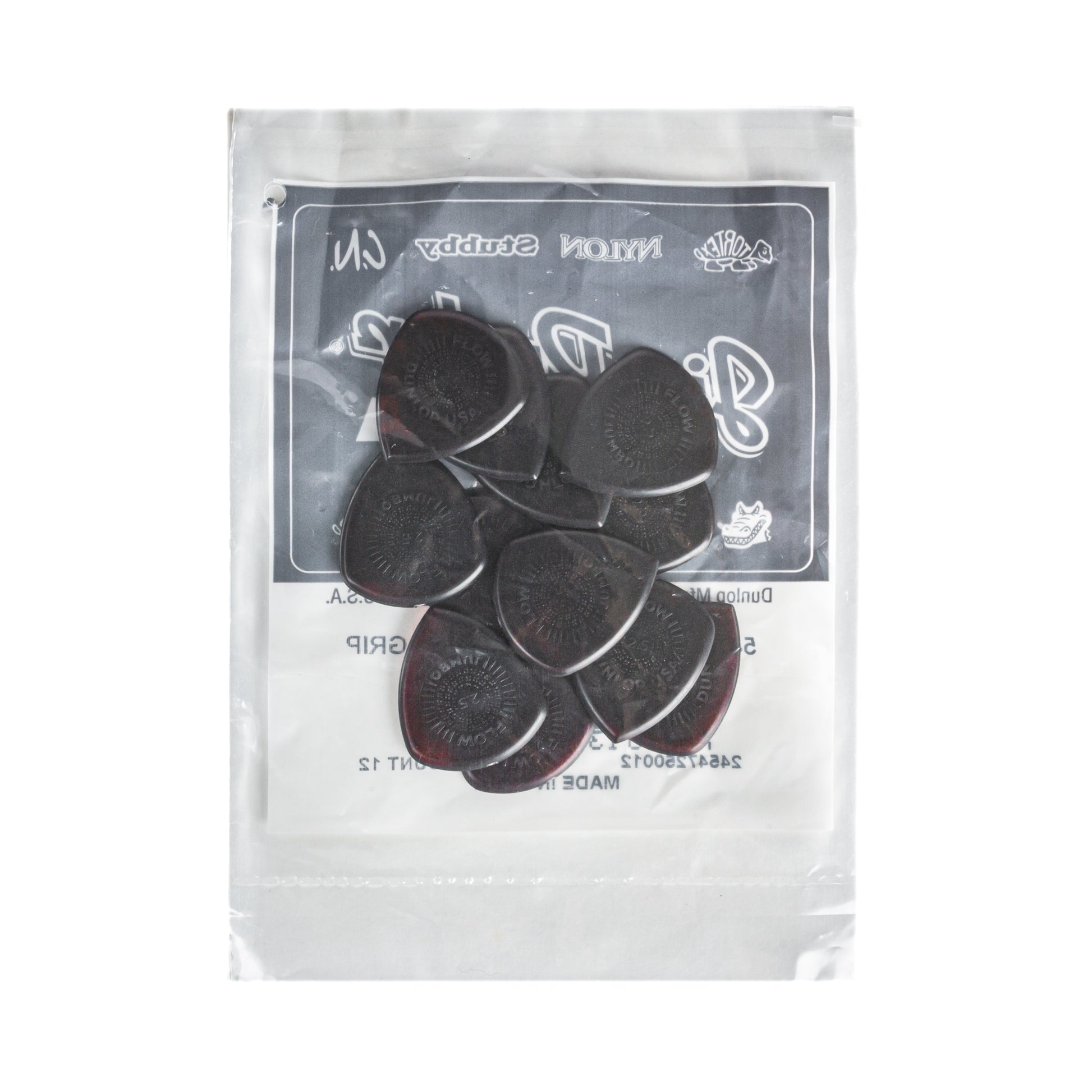 Jim Dunlop DUNLOP FLOW 2.5mm JUMBO GRIP GUITAR PICK PLAYER'S PACK 12-PACK - 547R250