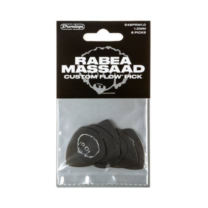 Jim Dunlop DUNLOP RABEA MASSAAD FLOW 1.0mm STANDARD GUITAR PICK PLAYER'S PACK 06-PACK - 548PRM100