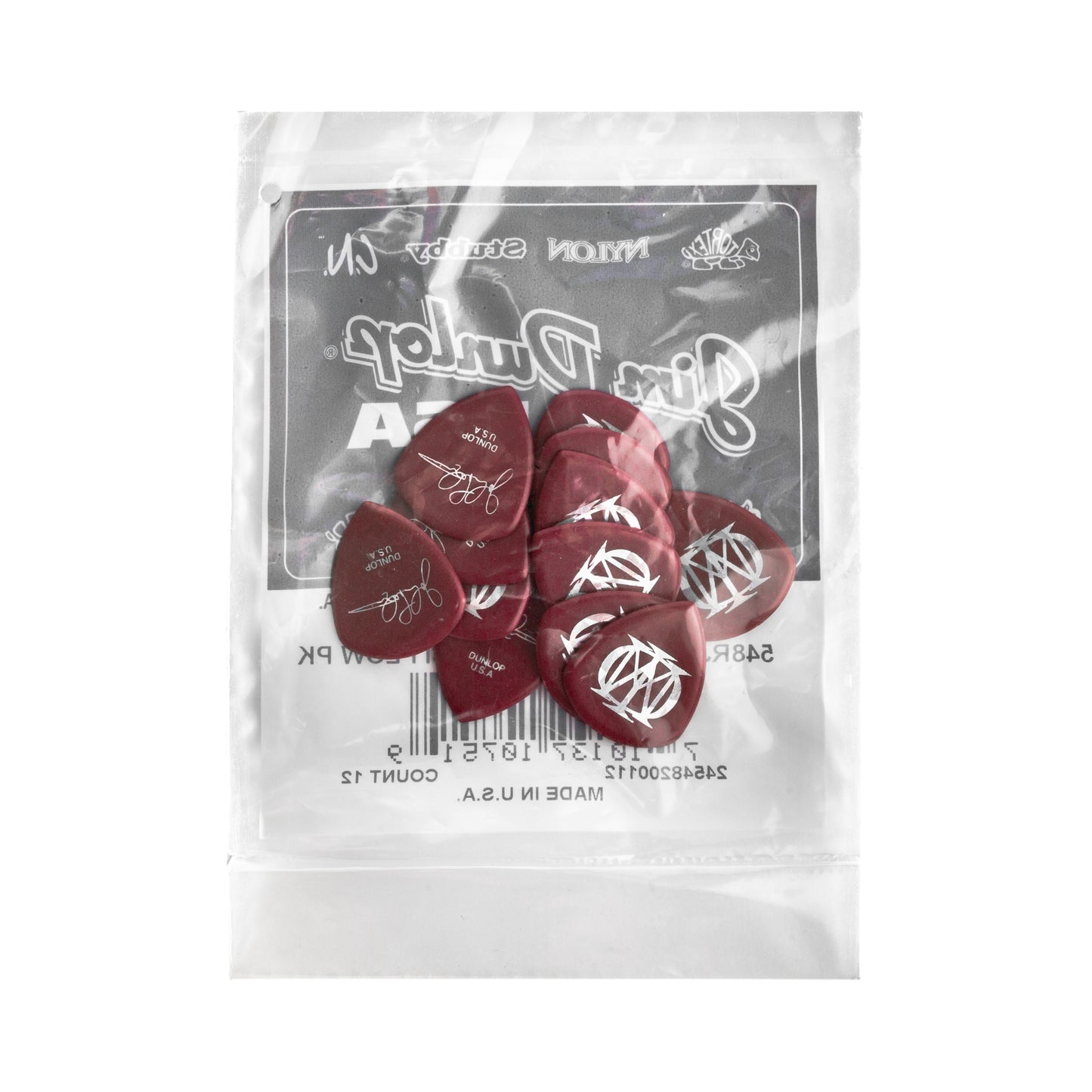 Jim Dunlop DUNLOP JOHN PETRUCCI FLOW 2.0mm GUITAR PICK REFILL BAG 12-PACK - 548RJP200