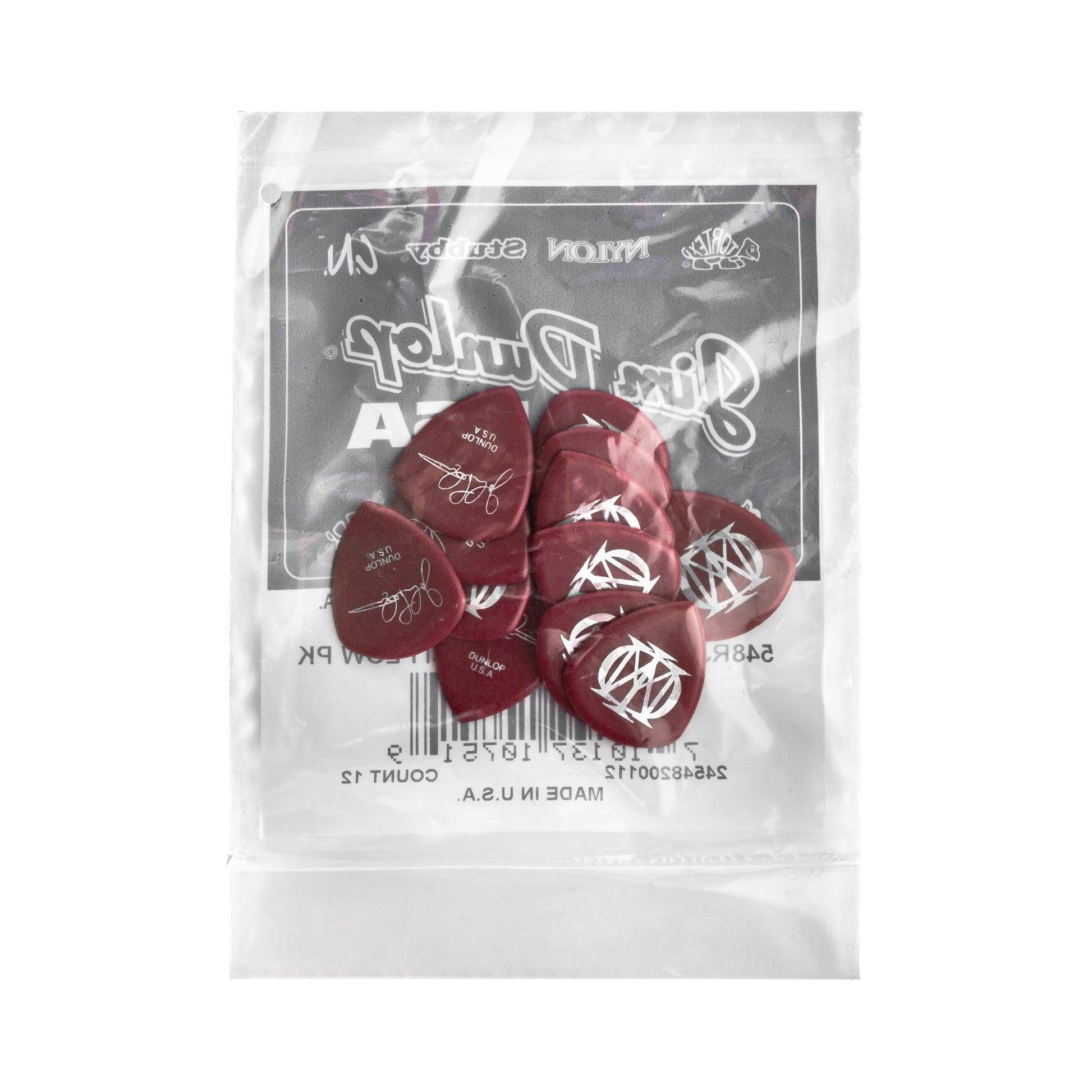 Jim Dunlop DUNLOP JOHN PETRUCCI FLOW 2.0mm GUITAR PICK REFILL BAG 12-PACK - 548RJP200