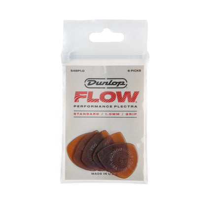 Jim Dunlop DUNLOP FLOW 1.0mm STANDARD GUITAR PICK PLAYER'S PACK 06-PACK - 549P100