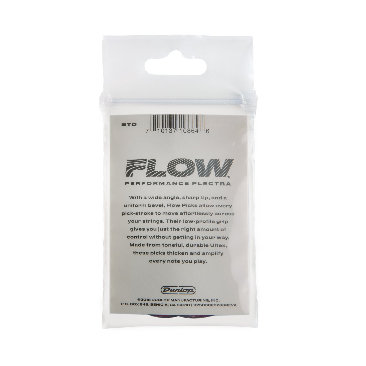 Jim Dunlop DUNLOP FLOW 1.50mm STANDARD GUITAR PICK PLAYER'S PACK 06-PACK - 549P150