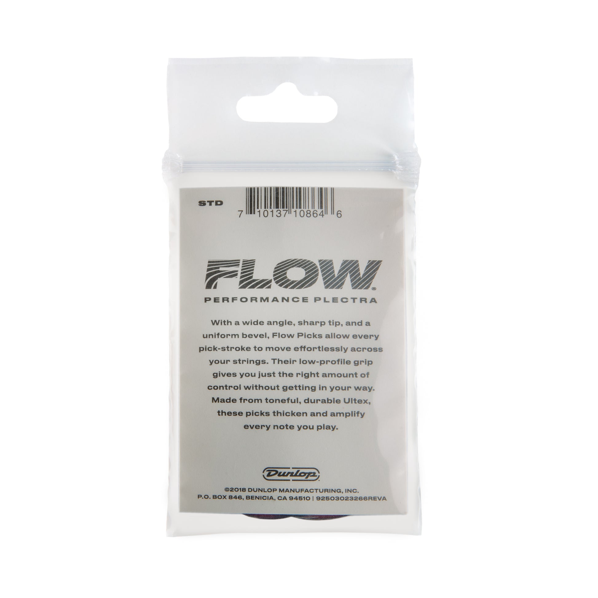 Jim Dunlop DUNLOP FLOW 1.50mm STANDARD GUITAR PICK PLAYER'S PACK 06-PACK - 549P150