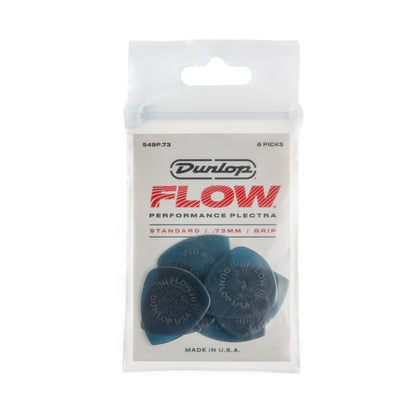 Jim Dunlop DUNLOP FLOW .73mm STANDARD GUITAR PICK PLAYER'S PACK 06-PACK - 549P073