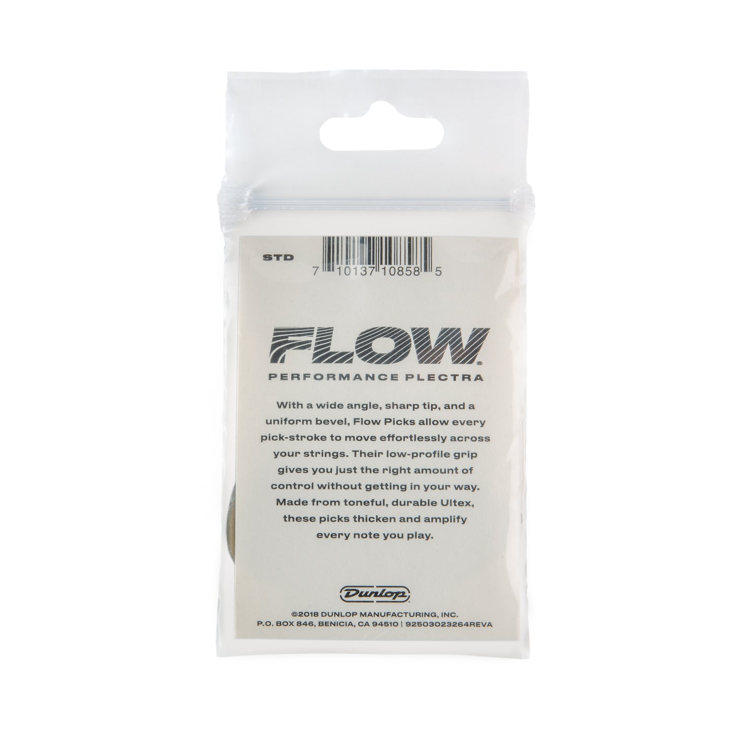 Jim Dunlop DUNLOP FLOW .88mm STANDARD GUITAR PICK PLAYER'S PACK 06-PACK - 549P088