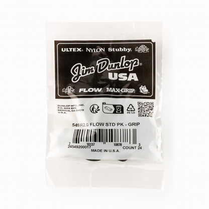 Jim Dunlop DUNLOP FLOW 2.0mm STANDARD GUITAR PICK REFILL BAG 24-PACK - 549R200