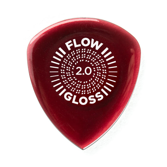 Jim Dunlop DUNLOP FLOW 2.0mm GLOSS GUITAR PICK PLAYER'S PACK 03-PACK - 550P200