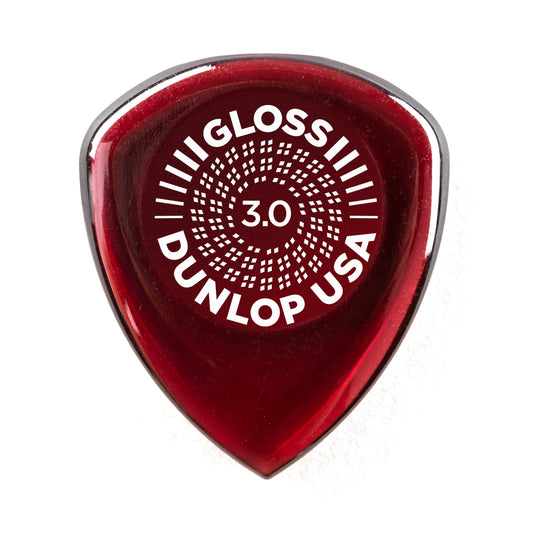 Jim Dunlop DUNLOP FLOW 3.0mm GLOSS GUITAR PICK PLAYER'S PACK 03-PACK - 550P300