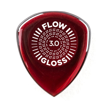 Jim Dunlop DUNLOP FLOW 3.0mm GLOSS GUITAR PICK PLAYER'S PACK 03-PACK - 550P300