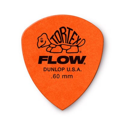 Jim Dunlop DUNLOP TORTEX .60mm FLOW GUITAR PICK PLAYER'S PACK 12-PACK - 558P060