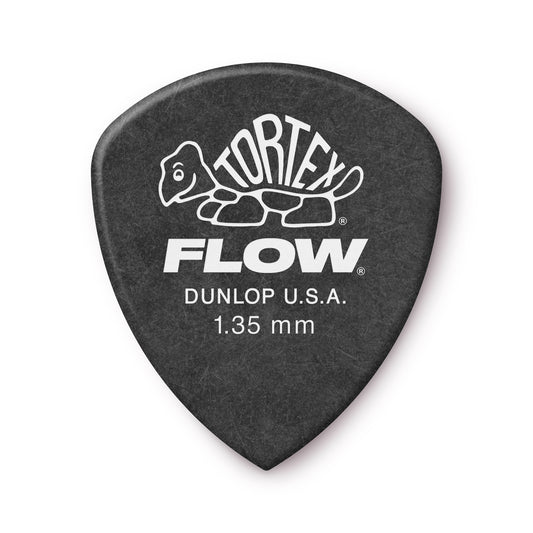 Jim Dunlop DUNLOP TORTEX 1.35mm FLOW GUITAR PICK PLAYER'S PACK 12-PACK - 558P135