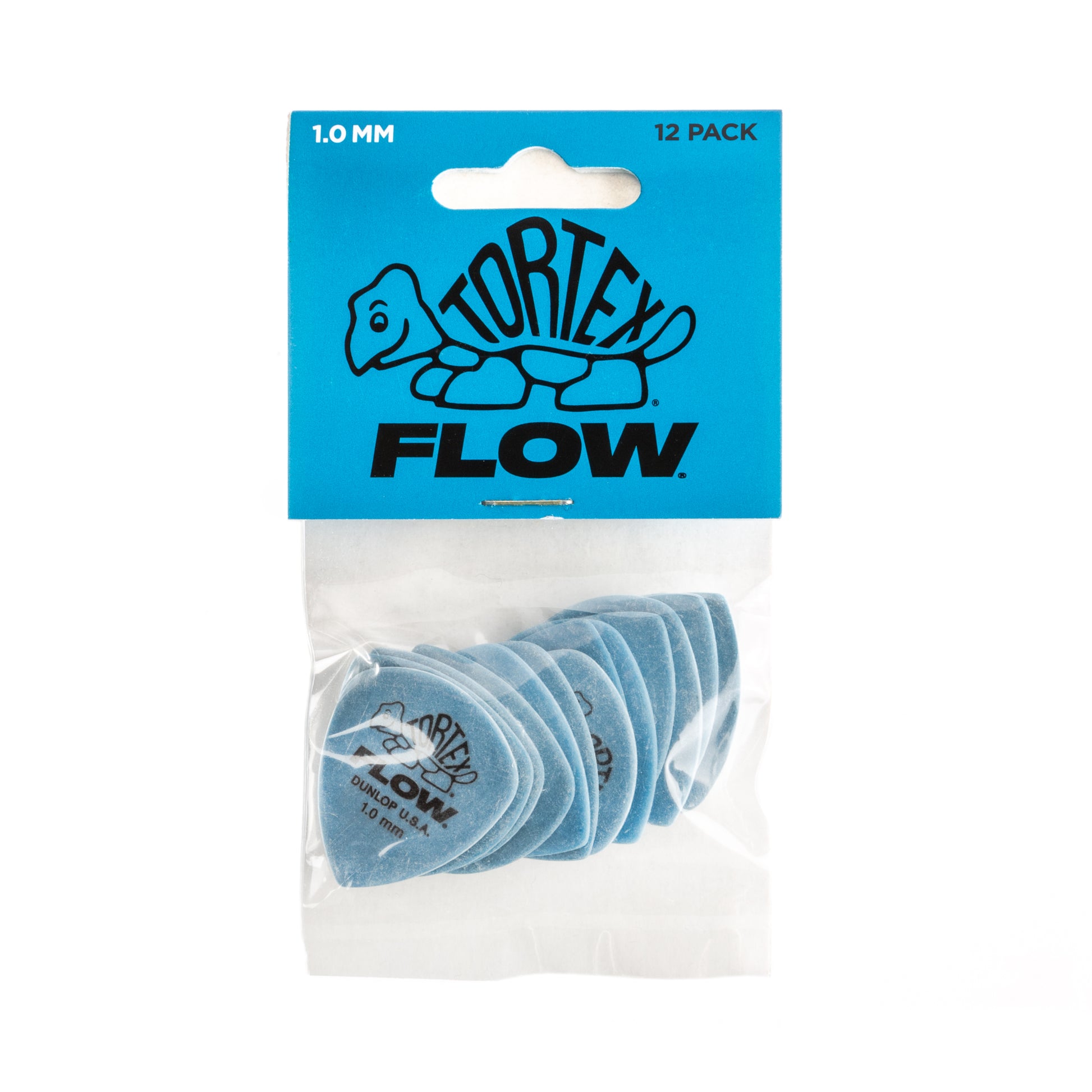 Jim Dunlop DUNLOP TORTEX 1.0mm FLOW GUITAR PICK PLAYER'S PACK 12-PACK - 558P100