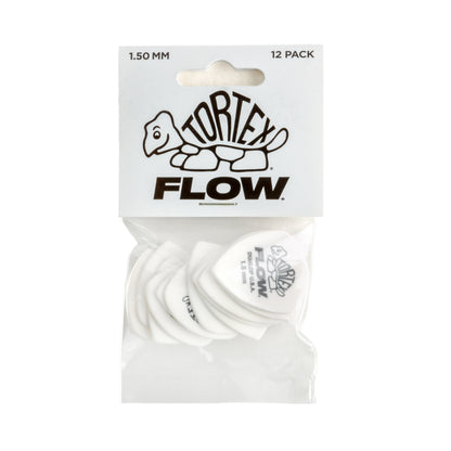Jim Dunlop DUNLOP TORTEX 1.5mm FLOW GUITAR PICK PLAYER'S PACK 12-PACK - 558P150