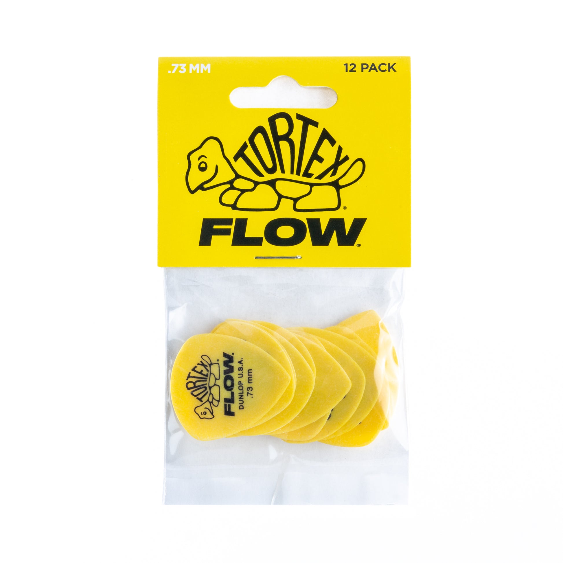 Jim Dunlop DUNLOP TORTEX .73mm FLOW GUITAR PICK PLAYER'S PACK 12-PACK - 558P073