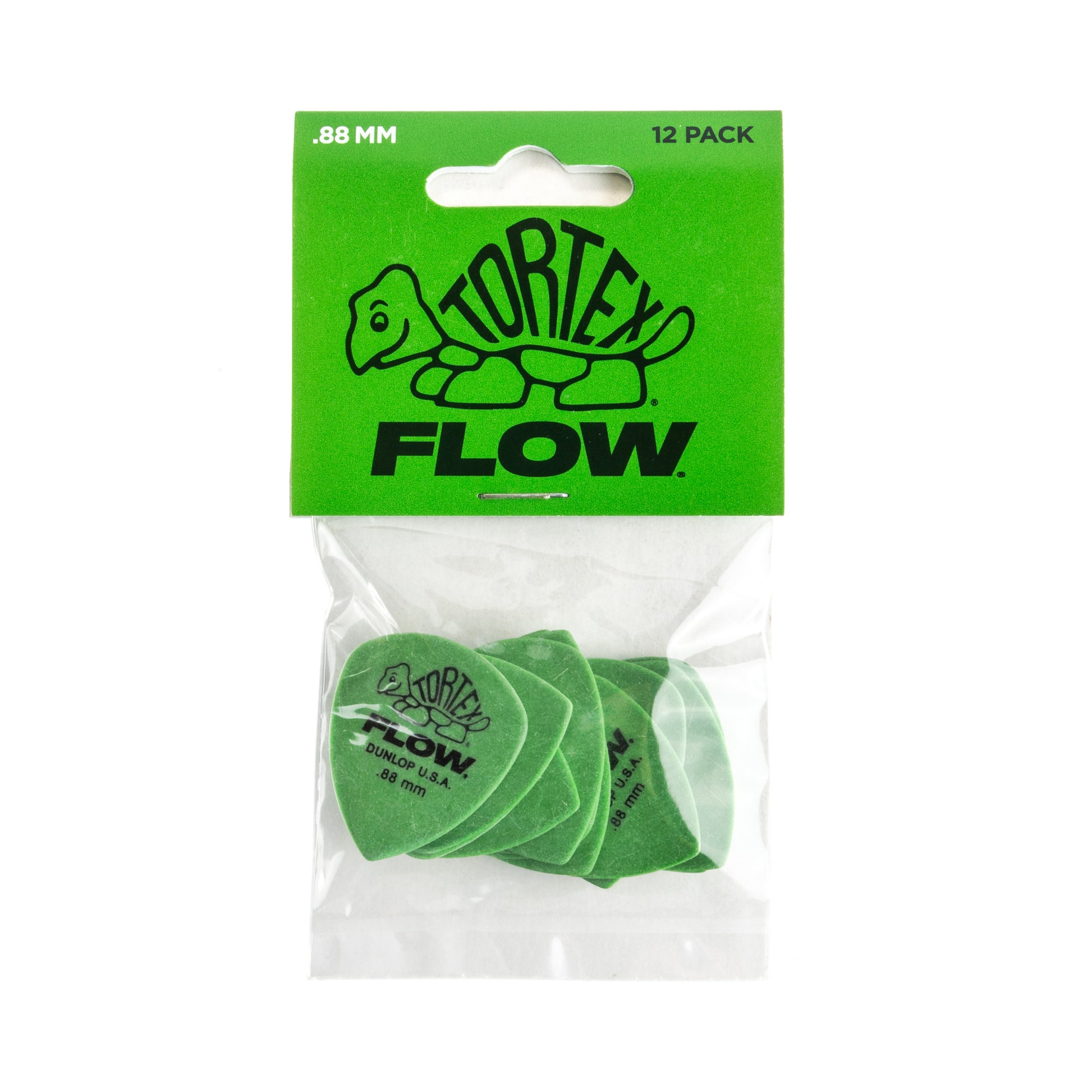 Jim Dunlop DUNLOP TORTEX .88mm FLOW GUITAR PICK PLAYER'S PACK 12-PACK - 558P088