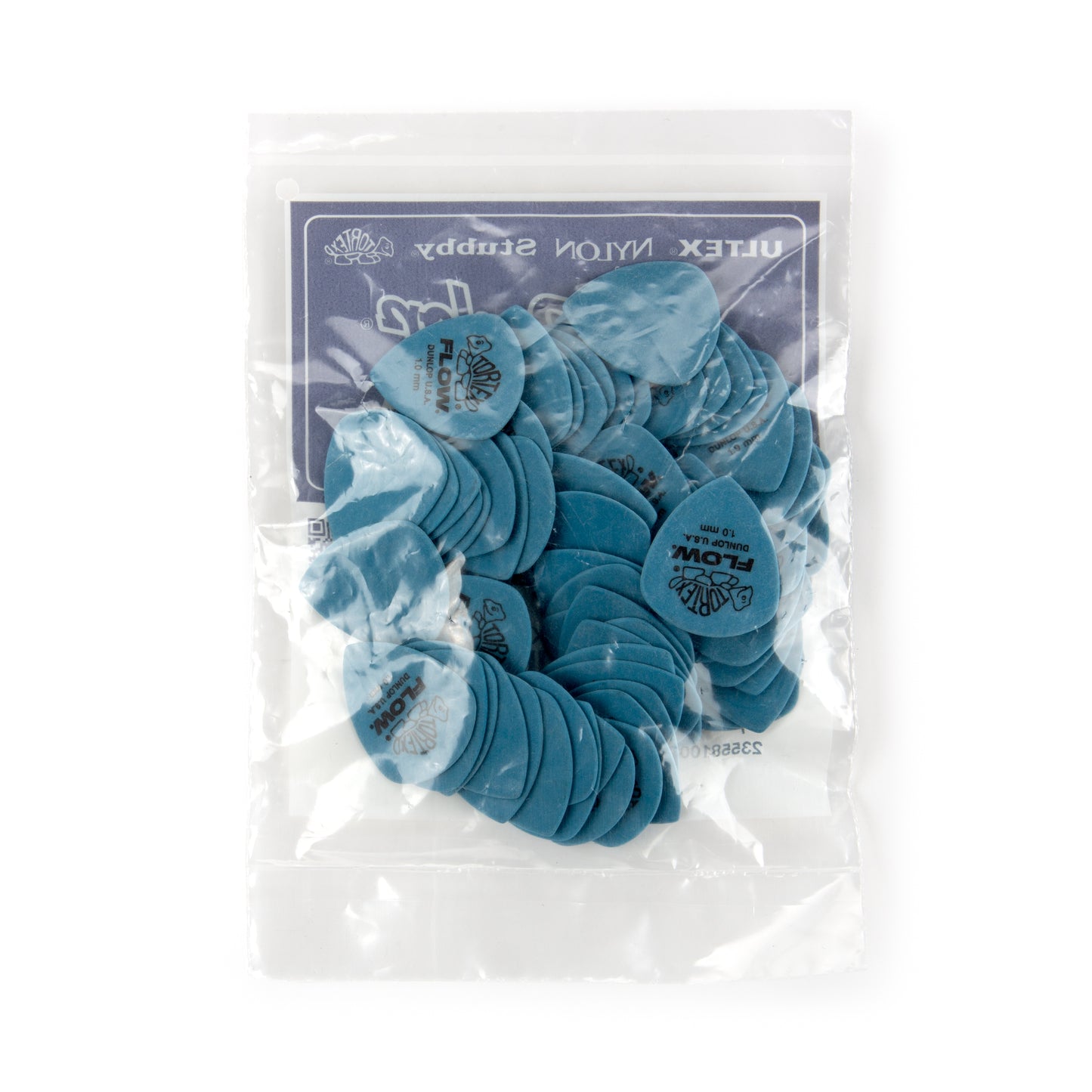 Jim Dunlop DUNLOP TORTEX 1.0mm FLOW GUITAR PICK REFILL BAG 72-PACK - 558R100