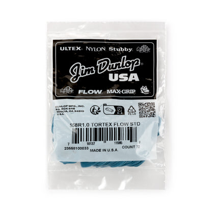 Jim Dunlop DUNLOP TORTEX 1.0mm FLOW GUITAR PICK REFILL BAG 72-PACK - 558R100