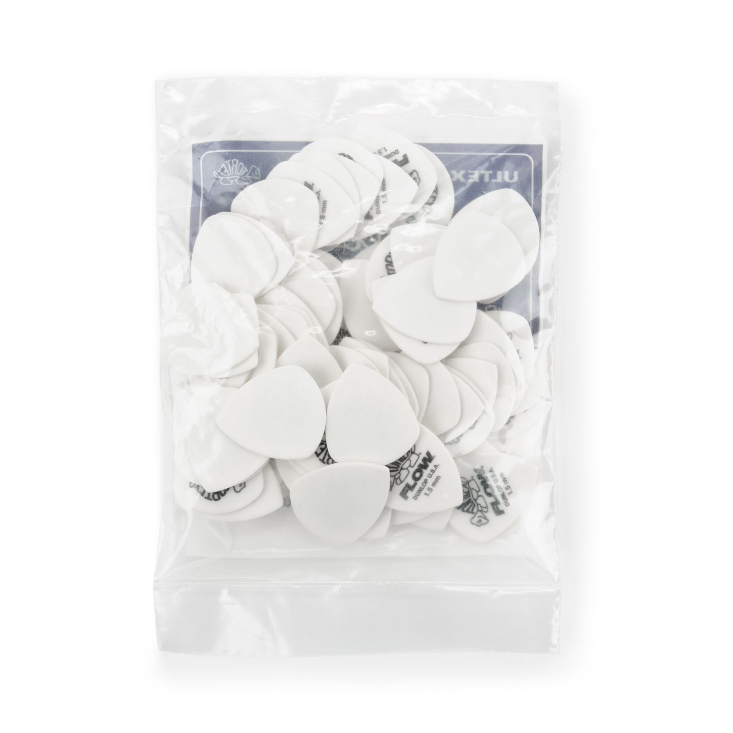 Jim Dunlop DUNLOP TORTEX 1.5mm FLOW GUITAR PICK REFILL BAG 72-PACK - 558R150